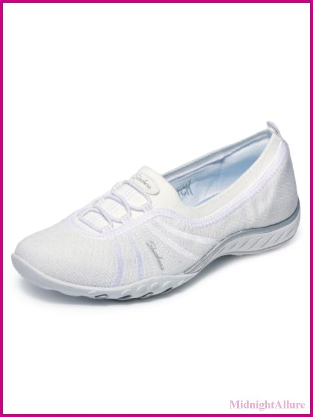 Skechers Breathe Easy Slip-On Fashion Sneakers - Machine Washable